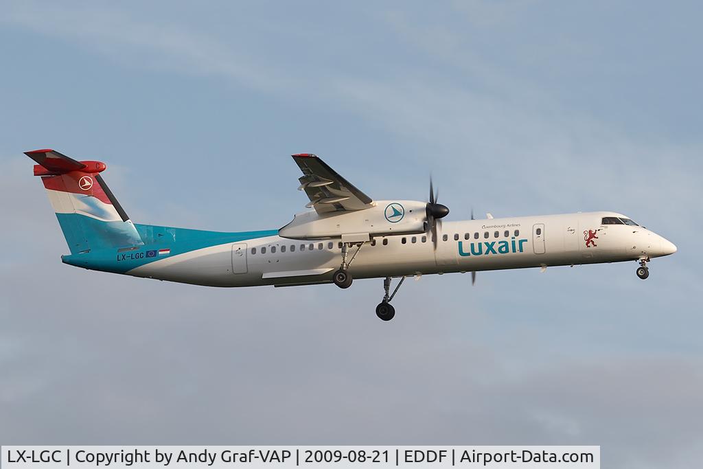 LX-LGC, 2007 De Havilland Canada DHC-8-402Q Dash 8 C/N 4162, Luxair DHC 8-400
