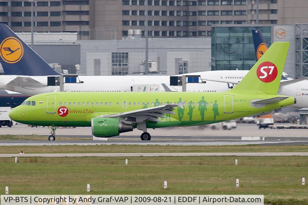 VP-BTS, 2000 Airbus A319-114 C/N 1164, S7 Airline A319