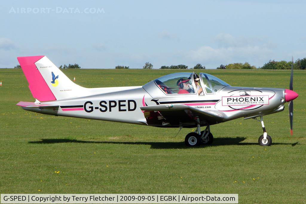 G-SPED, 2008 Alpi Aviation Pioneer 300 C/N LAA 330-14797, Visitor to the 2009 Sywell Revival Rally