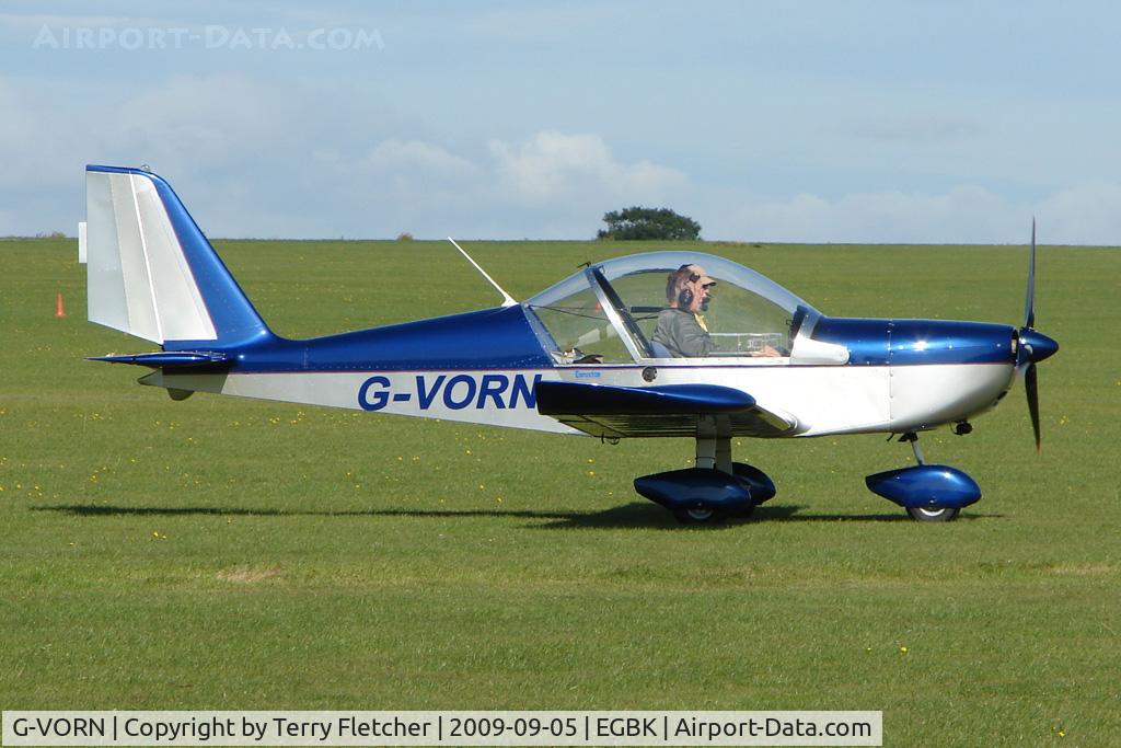 G-VORN, 2004 Aerotechnik EV-97 Eurostar C/N PFA 315-14299, Visitor to the 2009 Sywell Revival Rally