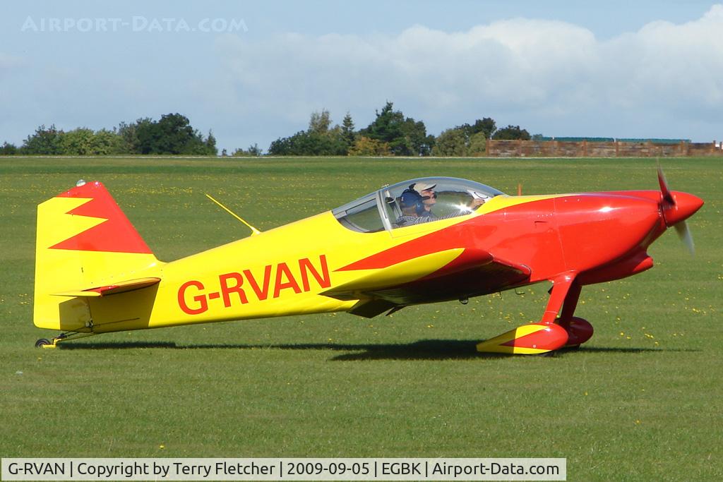 G-RVAN, 1998 Vans RV-6 C/N PFA 181-12657, Visitor to the 2009 Sywell Revival Rally