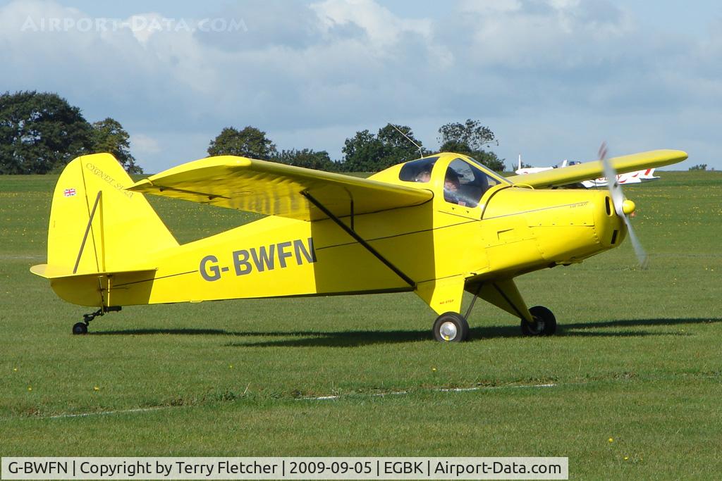 G-BWFN, 1995 Hapi Cygnet SF-2A C/N PFA 182-11335, Visitor to the 2009 Sywell Revival Rally