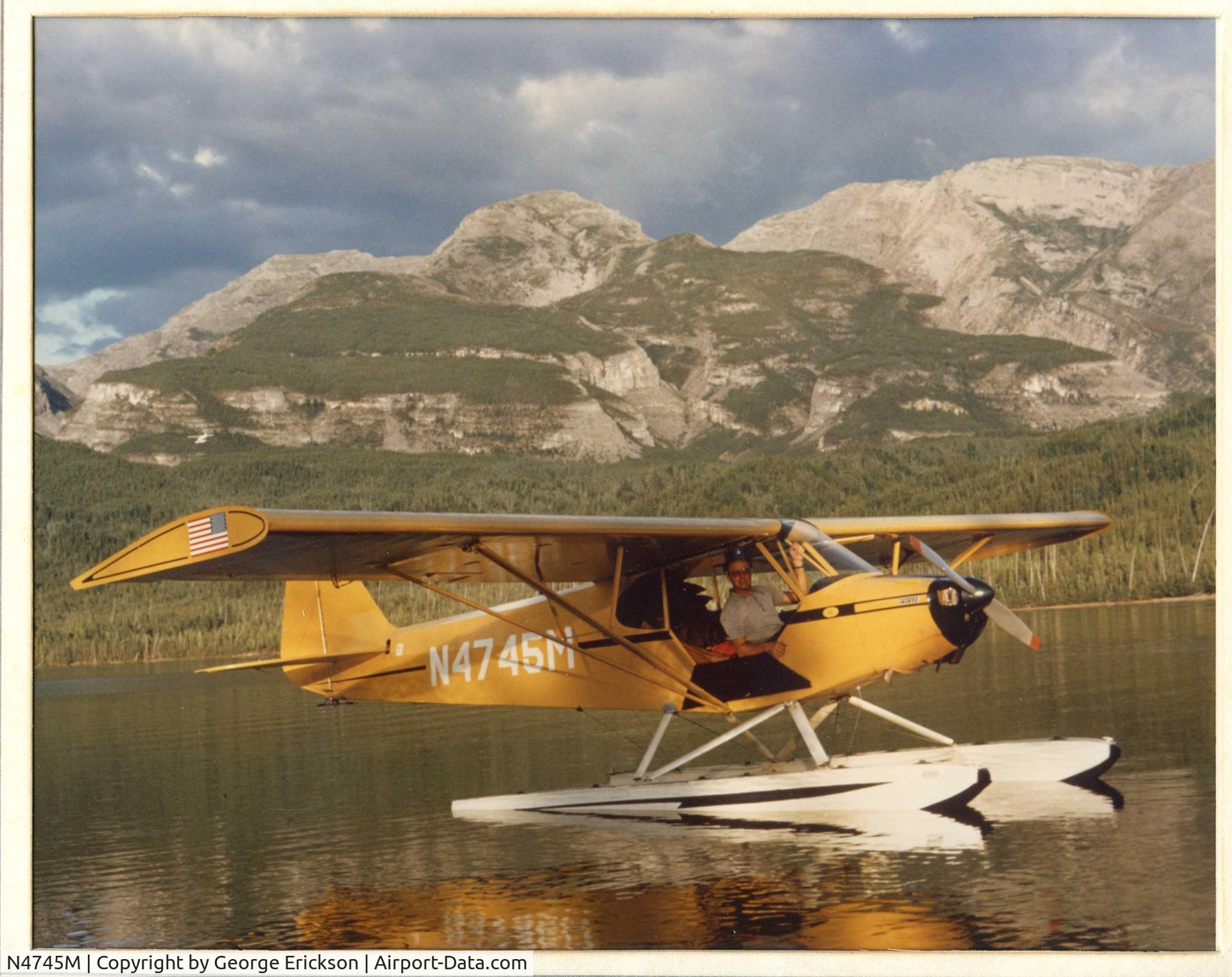 N4745M, 1947 Piper PA-11 Cub Special C/N 11-263, Wesley Miller- Little Doctor Lake- 1974