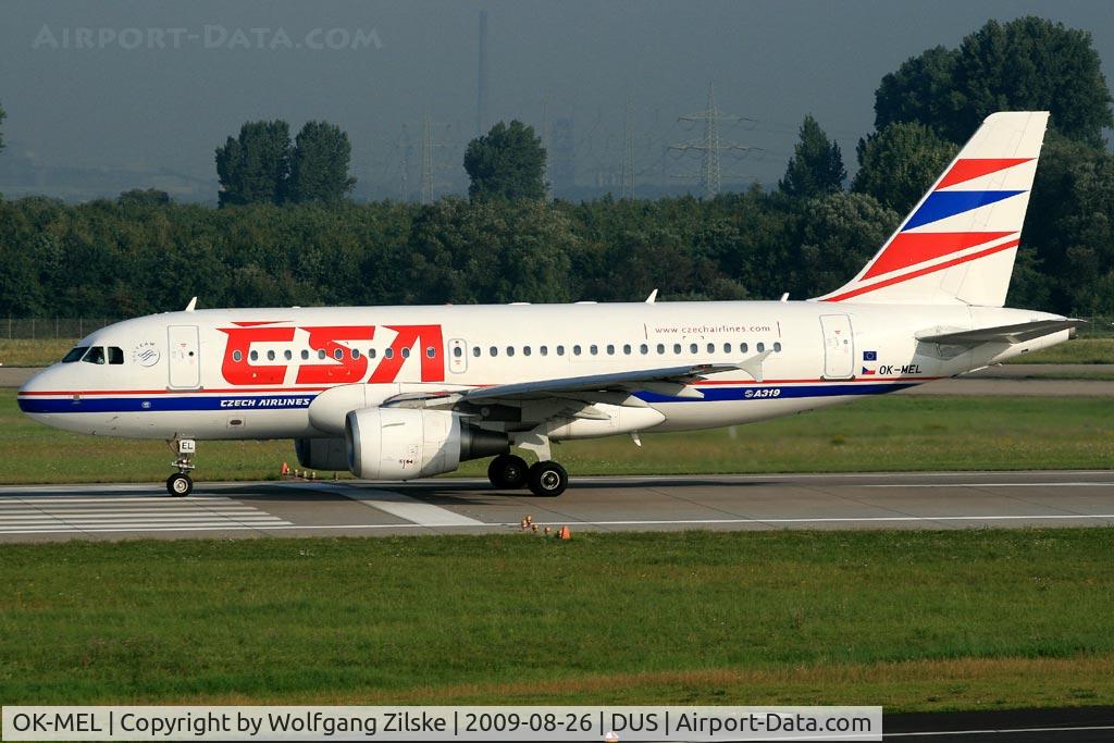 OK-MEL, 2007 Airbus A319-112 C/N 3094, visitor