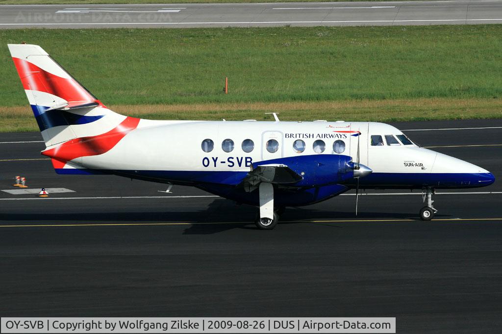 OY-SVB, 1997 British Aerospace BAe-3202 Jetstream 32 C/N 985, visitor
