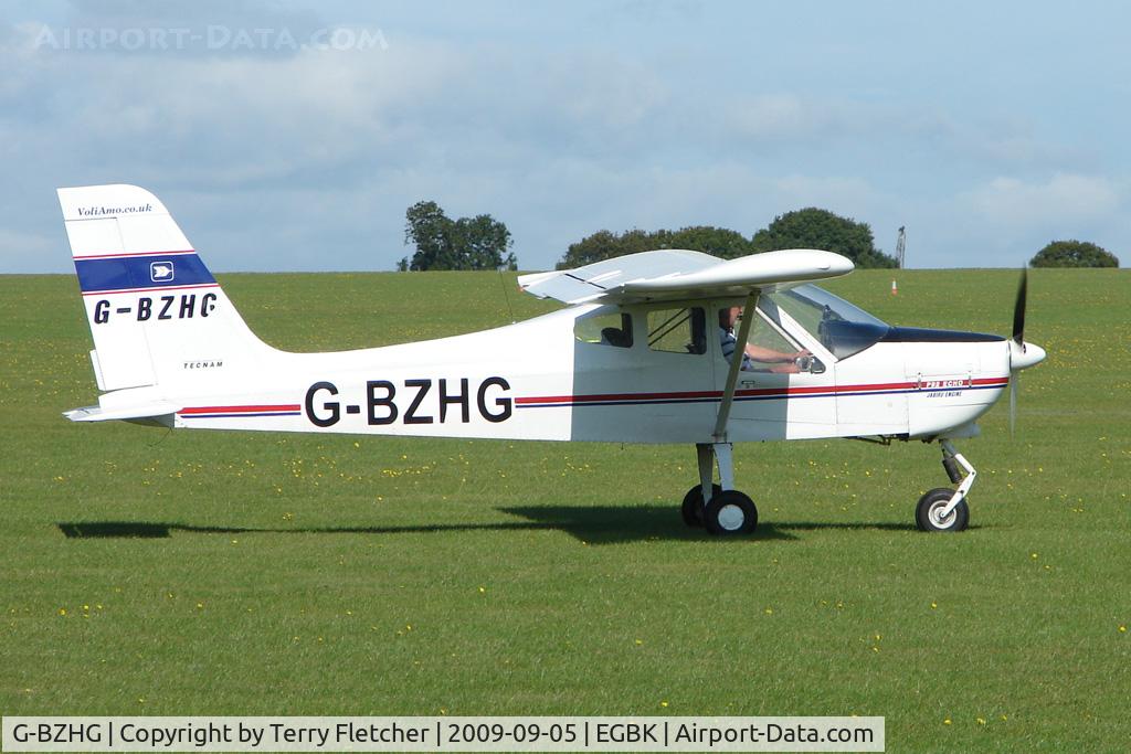 G-BZHG, 2000 Tecnam P-92EM Echo C/N PFA 318-13606, Visitor to the 2009 Sywell Revival Rally