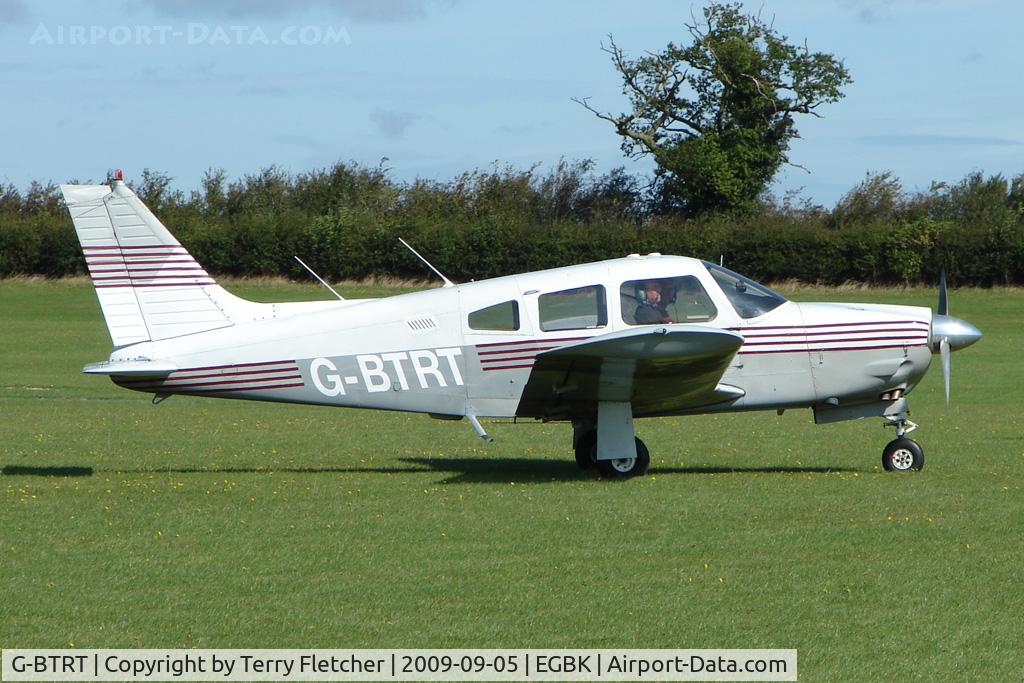 G-BTRT, 1975 Piper PA-28R-200 Cherokee Arrow C/N 28R-7535270, Visitor to the 2009 Sywell Revival Rally