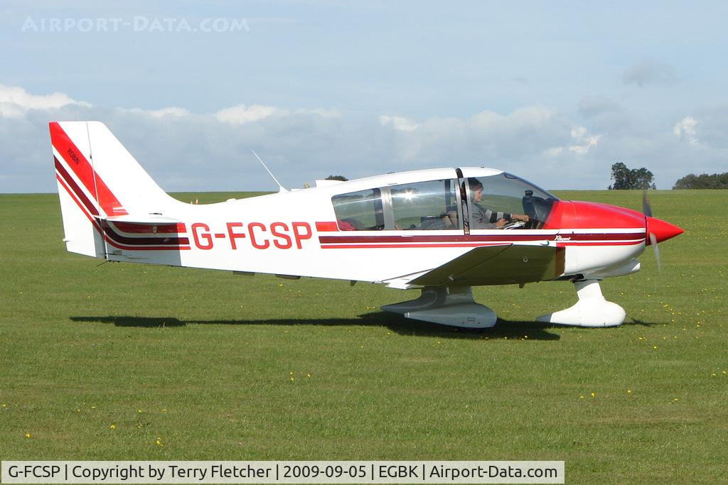 G-FCSP, 1990 Robin DR-400-180 Regent Regent C/N 2022, Visitor to the 2009 Sywell Revival Rally