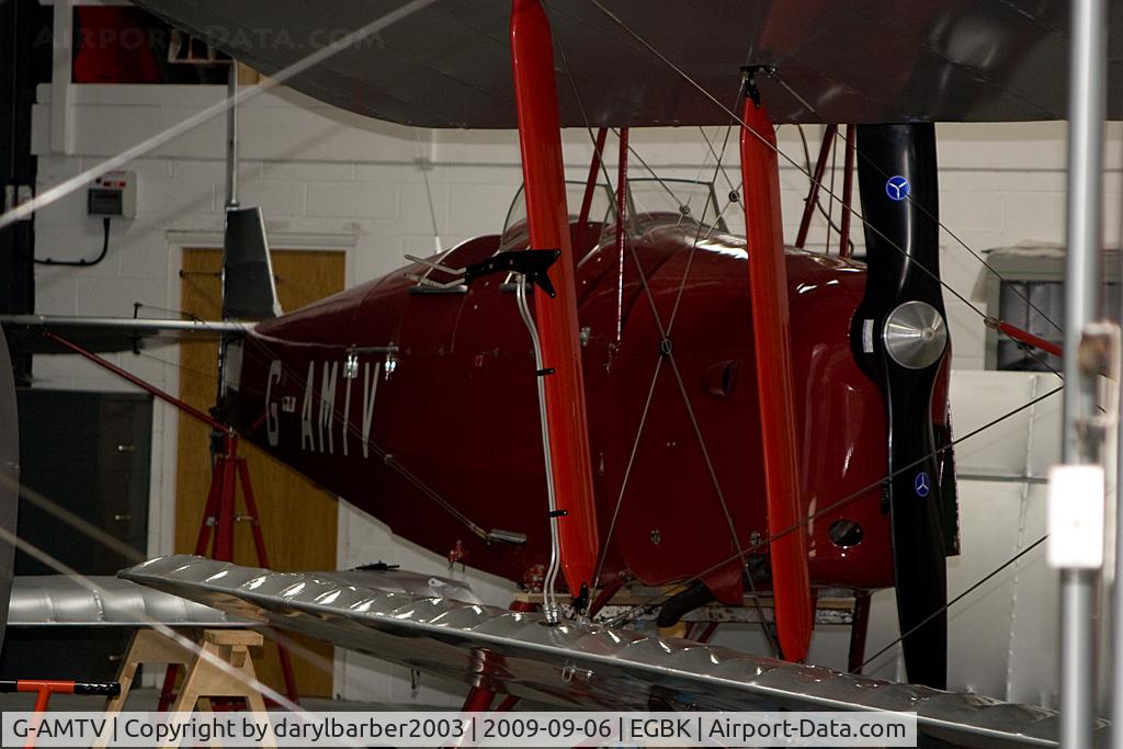 G-AMTV, 1935 De Havilland DH-82A Tiger Moth II C/N 3858, At Sywell LLA Fly In 2009