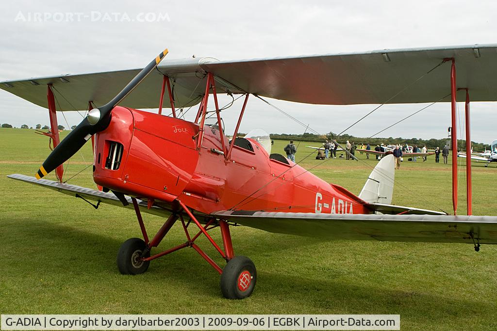 G-ADIA, 1935 De Havilland DH-82A Tiger Moth II C/N 3368, Sywell revival fly in 2009