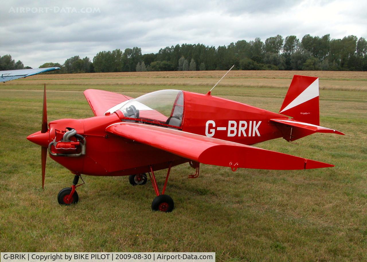 G-BRIK, 1977 Tipsy T-66 Nipper 3 C/N PFA 025-10174, NICE NIPPER. BRIMPTON FLY-IN