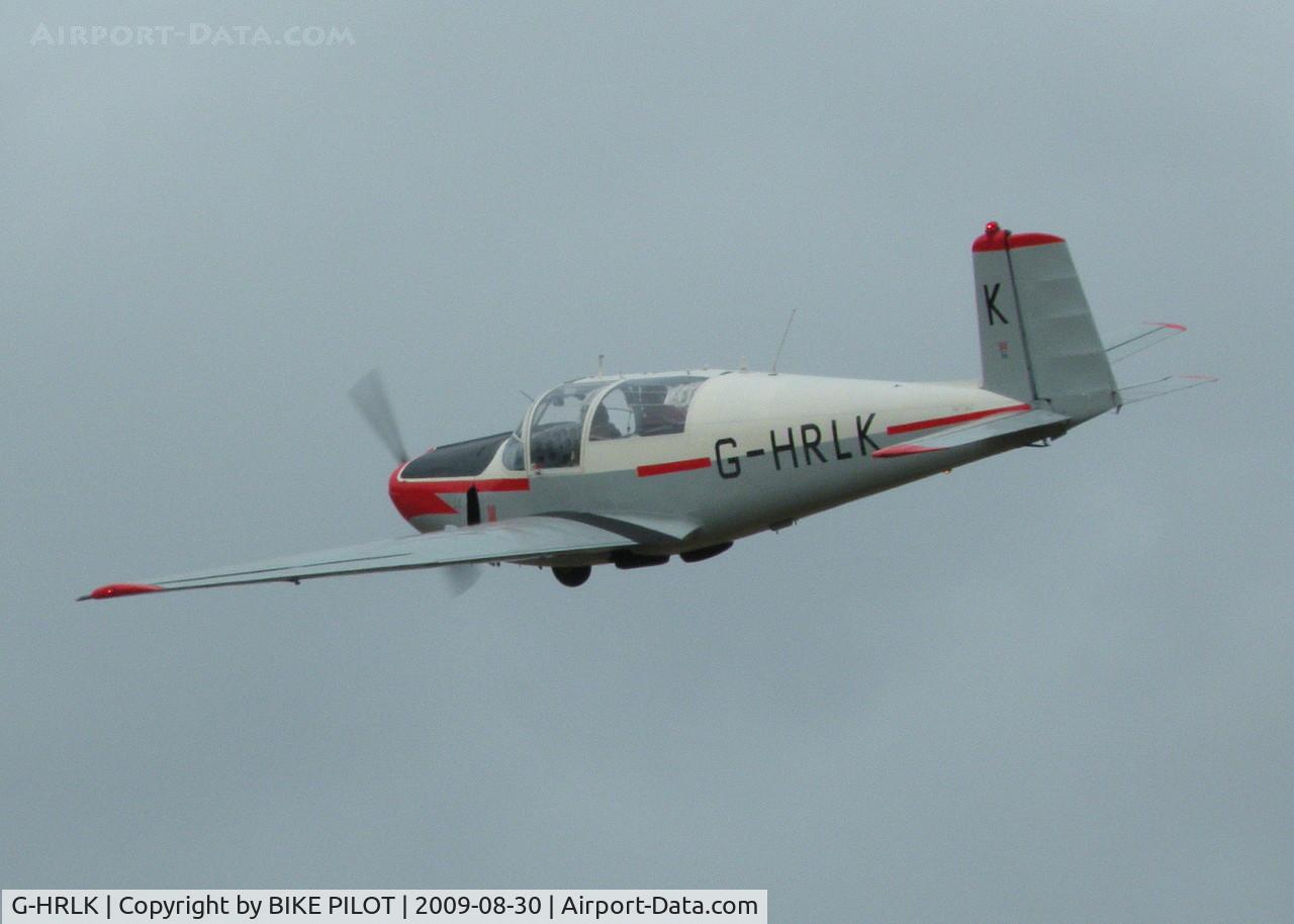 G-HRLK, 1959 Saab 91D-2 Safir C/N 91-376, RESIDENT SAFIR DURING IT'S DISPLAY. BRIMPTON FLY-IN