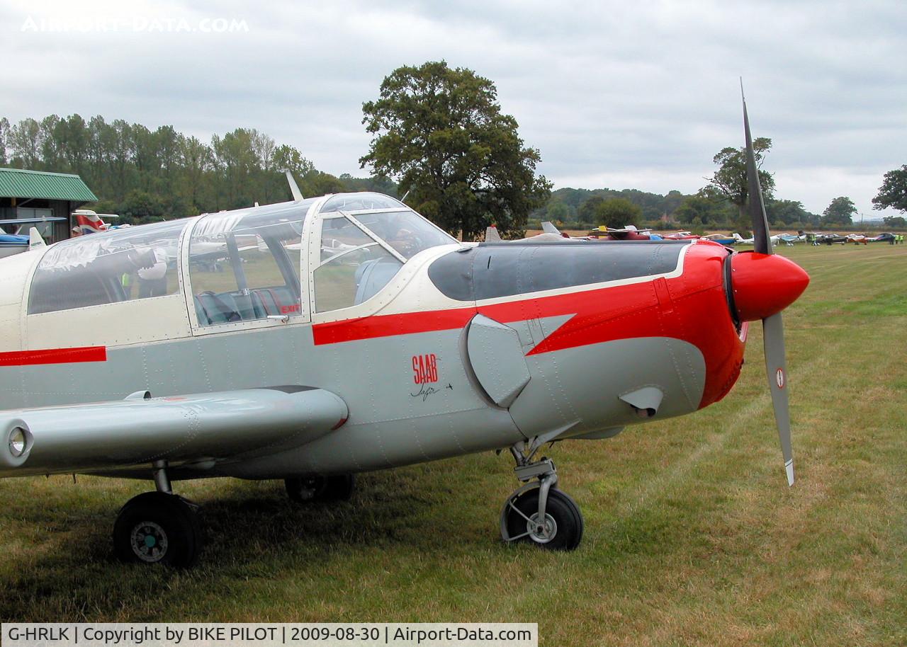 G-HRLK, 1959 Saab 91D-2 Safir C/N 91-376, CLASSIC SWEDISH TRAINER. BRIMPTON FLY-IN