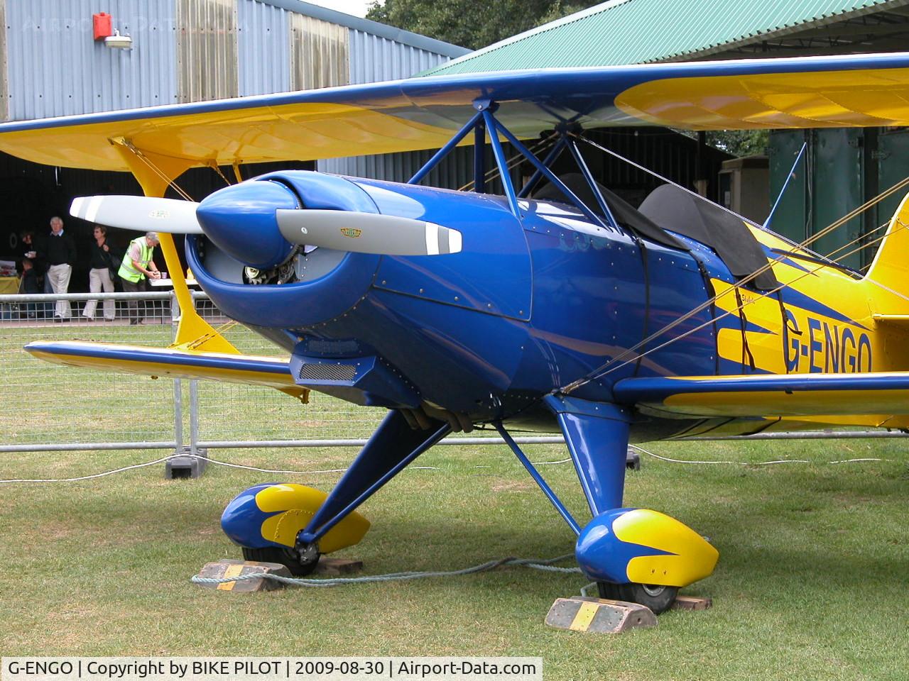 G-ENGO, 2005 Steen Skybolt C/N PFA 064-13429, LYCOMING O-360-A4J. BRIMPTON FLY-IN