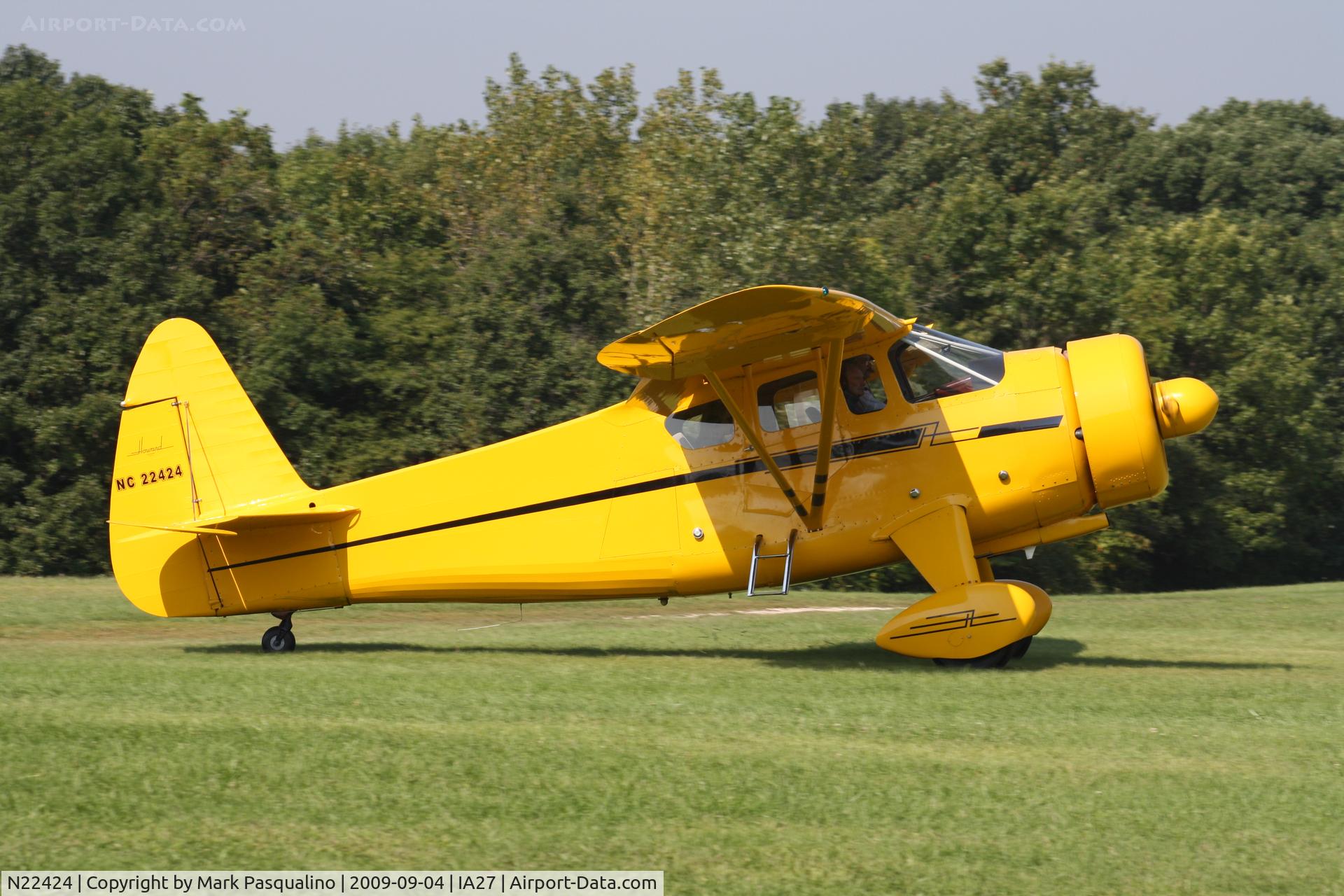 N22424, 1940 Howard Aircraft DGA-15P C/N 523, Howard DGA-15P