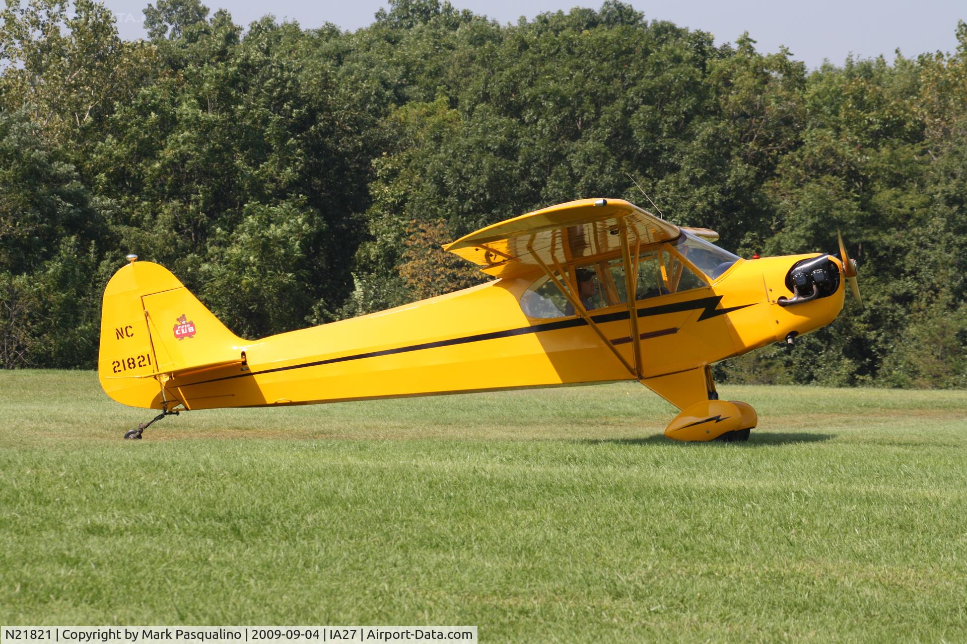 N21821, 1939 Piper J3C-65 Cub Cub C/N 2617, Piper J3C-65
