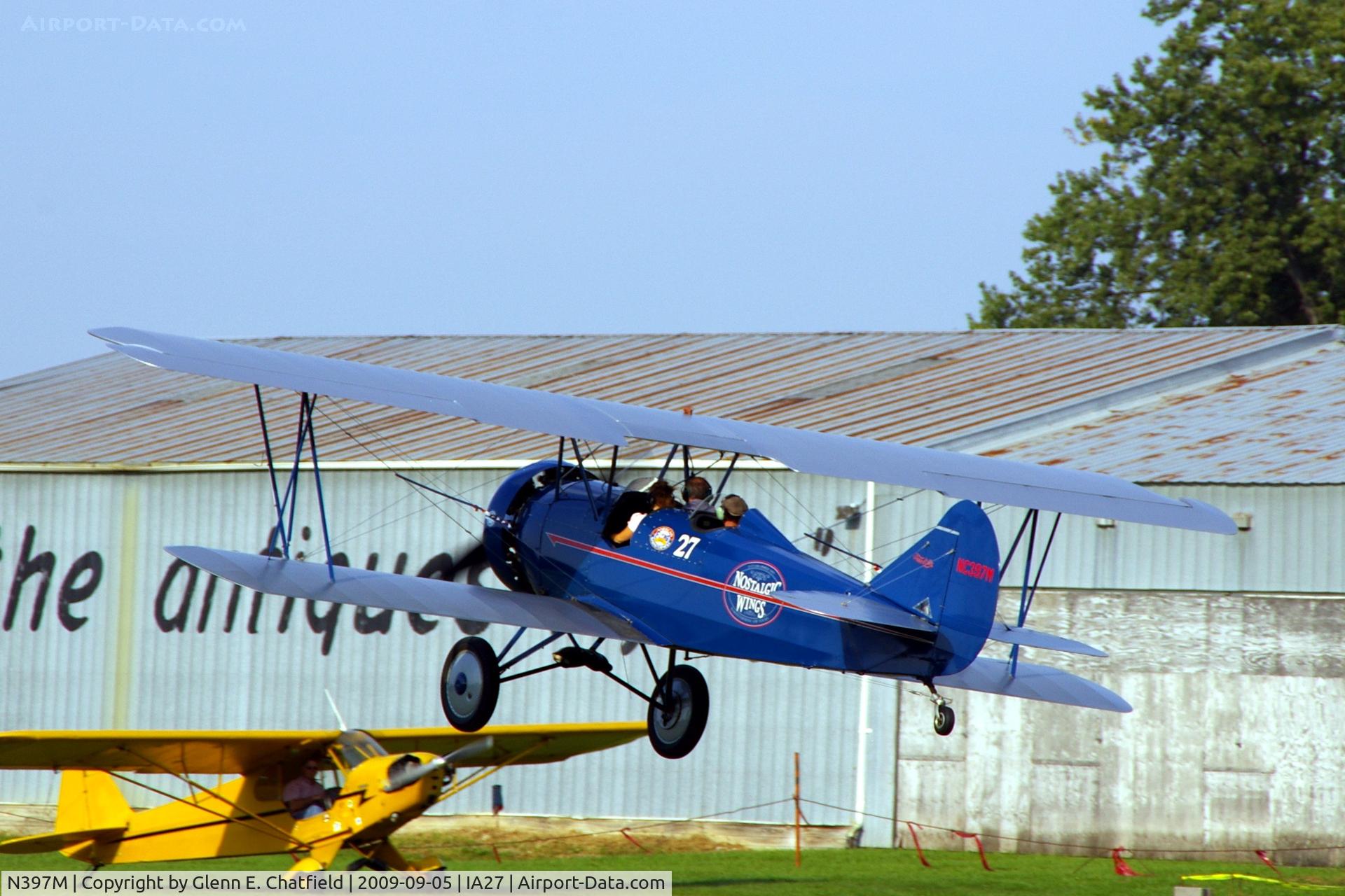 N397M, 1929 Curtiss-Wright Travel Air E-4000 C/N 1317, At the Antique Airplane Association Fly In