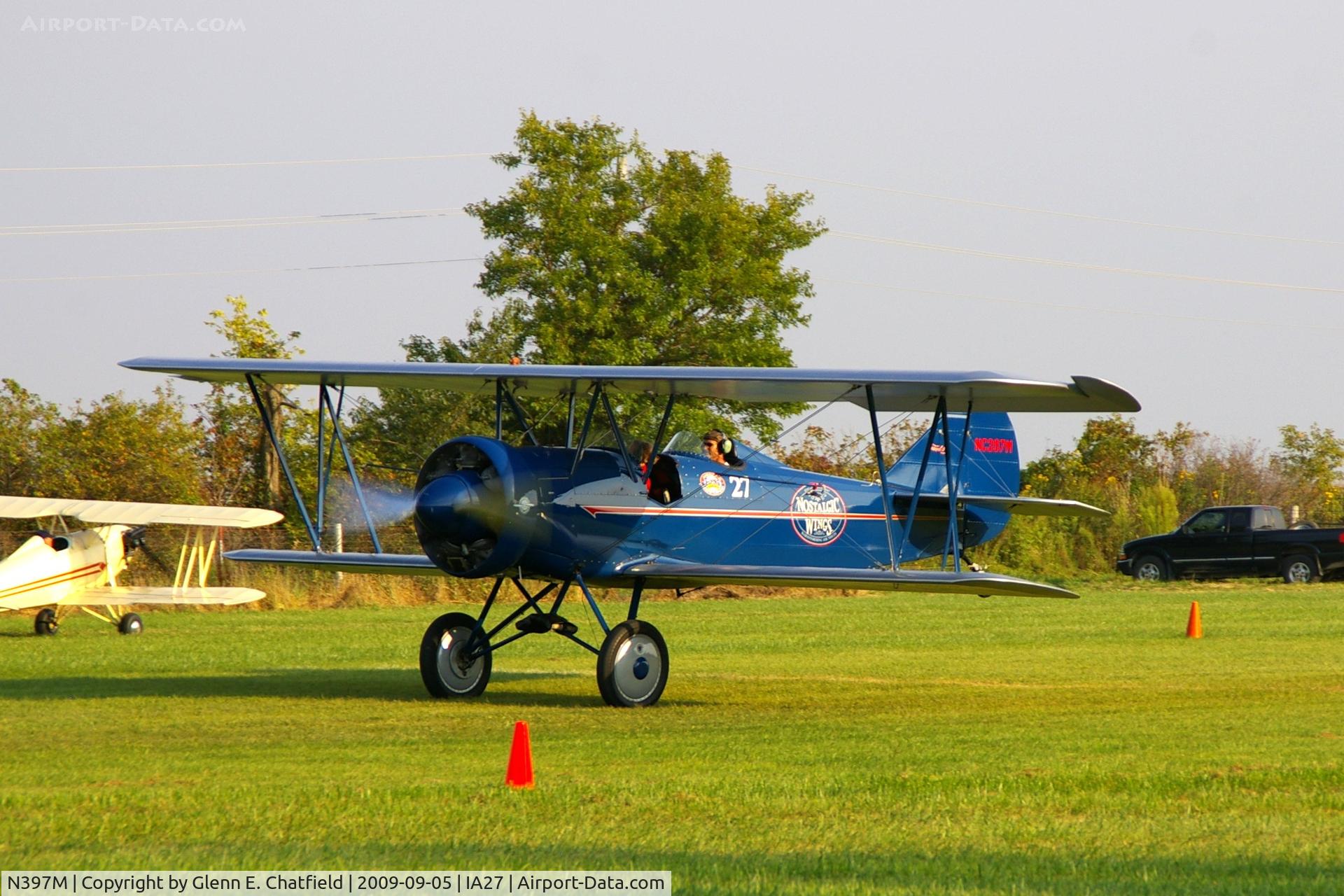 N397M, 1929 Curtiss-Wright Travel Air E-4000 C/N 1317, At the Antique Airplane Association Fly In