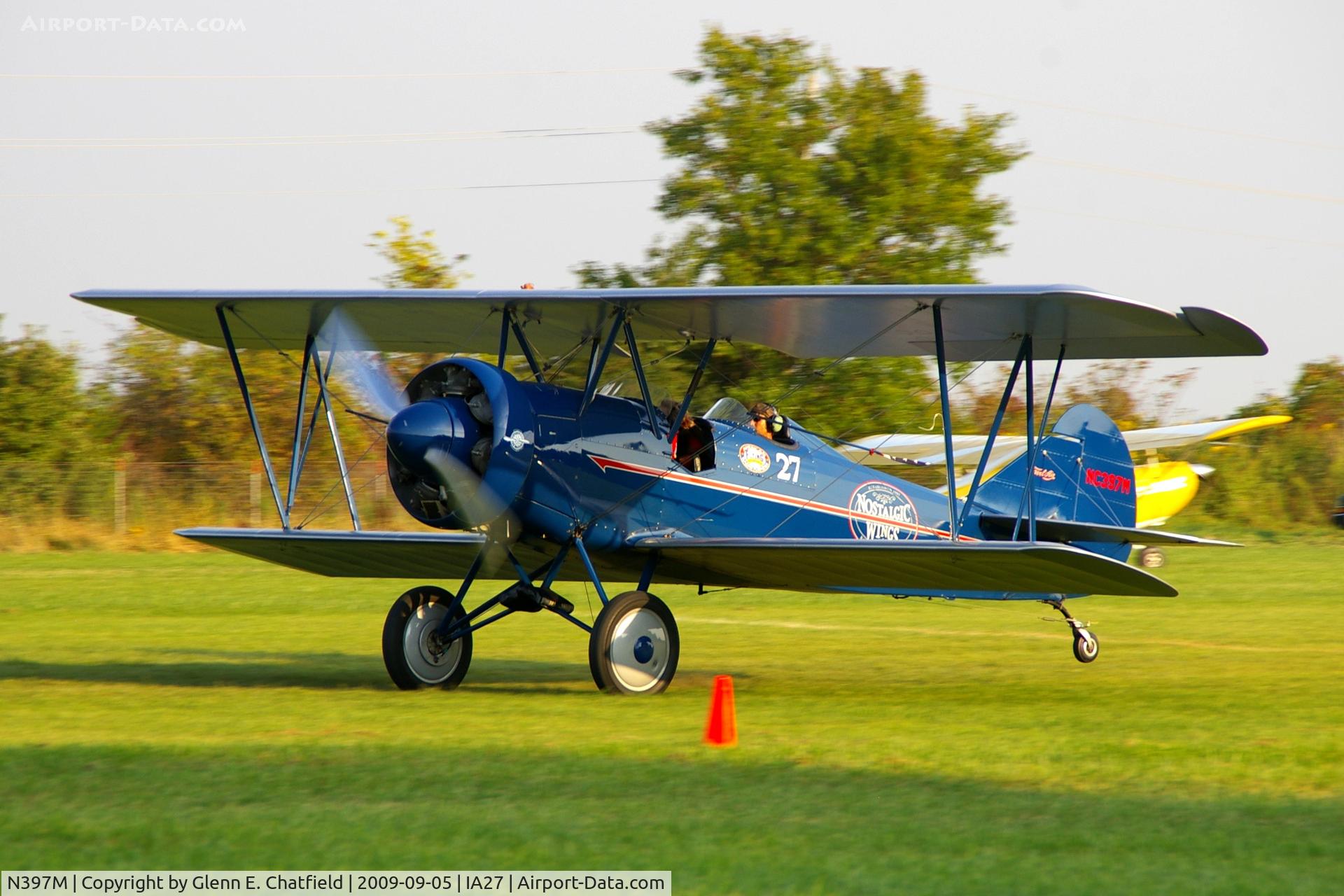 N397M, 1929 Curtiss-Wright Travel Air E-4000 C/N 1317, At the Antique Airplane Association Fly In