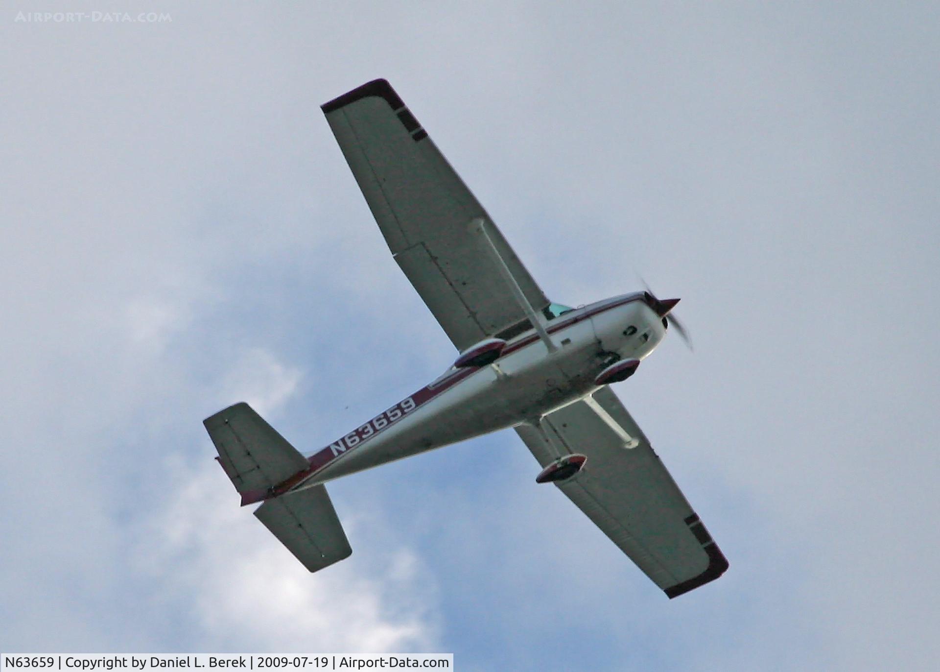 N63659, 1981 Cessna 172P C/N 17275463, The views of Battery Park must have been spectacular from this aircraft.