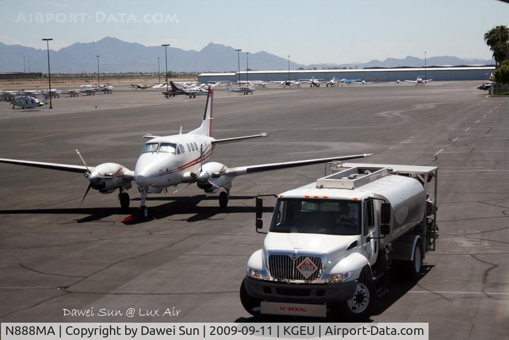 N888MA, 1975 Beech C90GTI King Air C/N LJ-656, KGEU