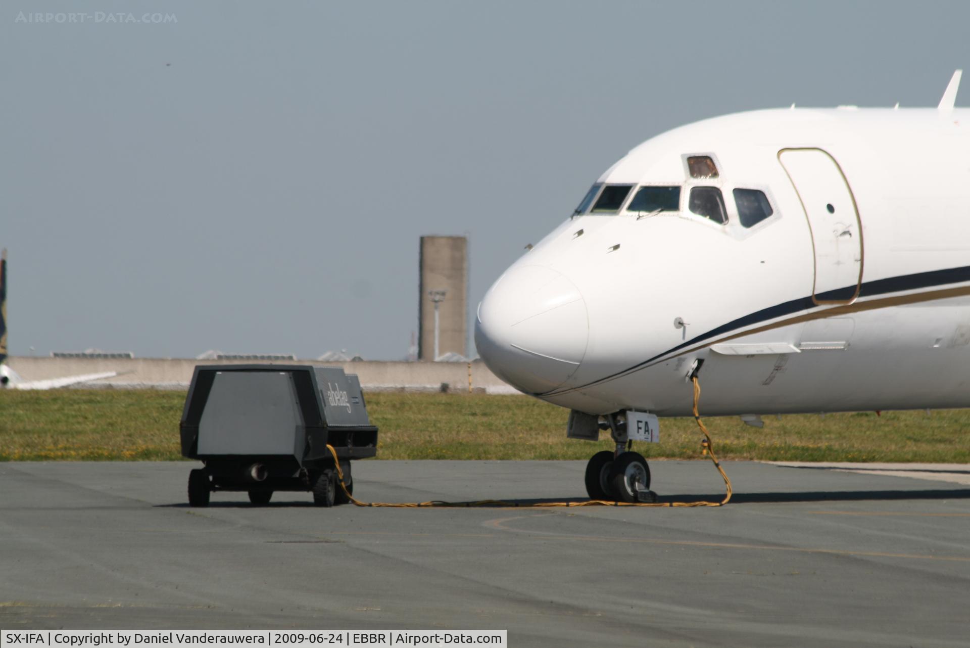 SX-IFA, 1991 McDonnell Douglas MD-83 (DC-9-83) C/N 49809, before the departure