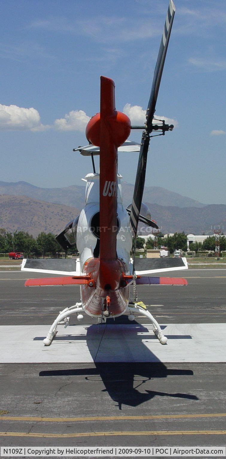 N109Z, 1969 Bell AH-1F Cobra C/N 20854, From behind while parked at Brackett