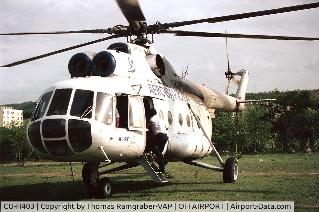 CU-H403, 1988 Mil Mi-8T Hip C/N 407 27, Aerogaviota MIL Mi8