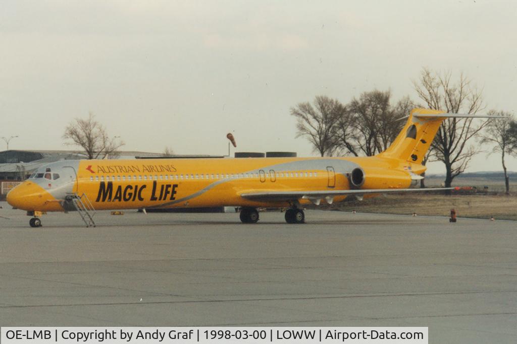 OE-LMB, 1985 McDonnell Douglas MD-82 (DC-9-82) C/N 49279, Austrian Airlines MD80