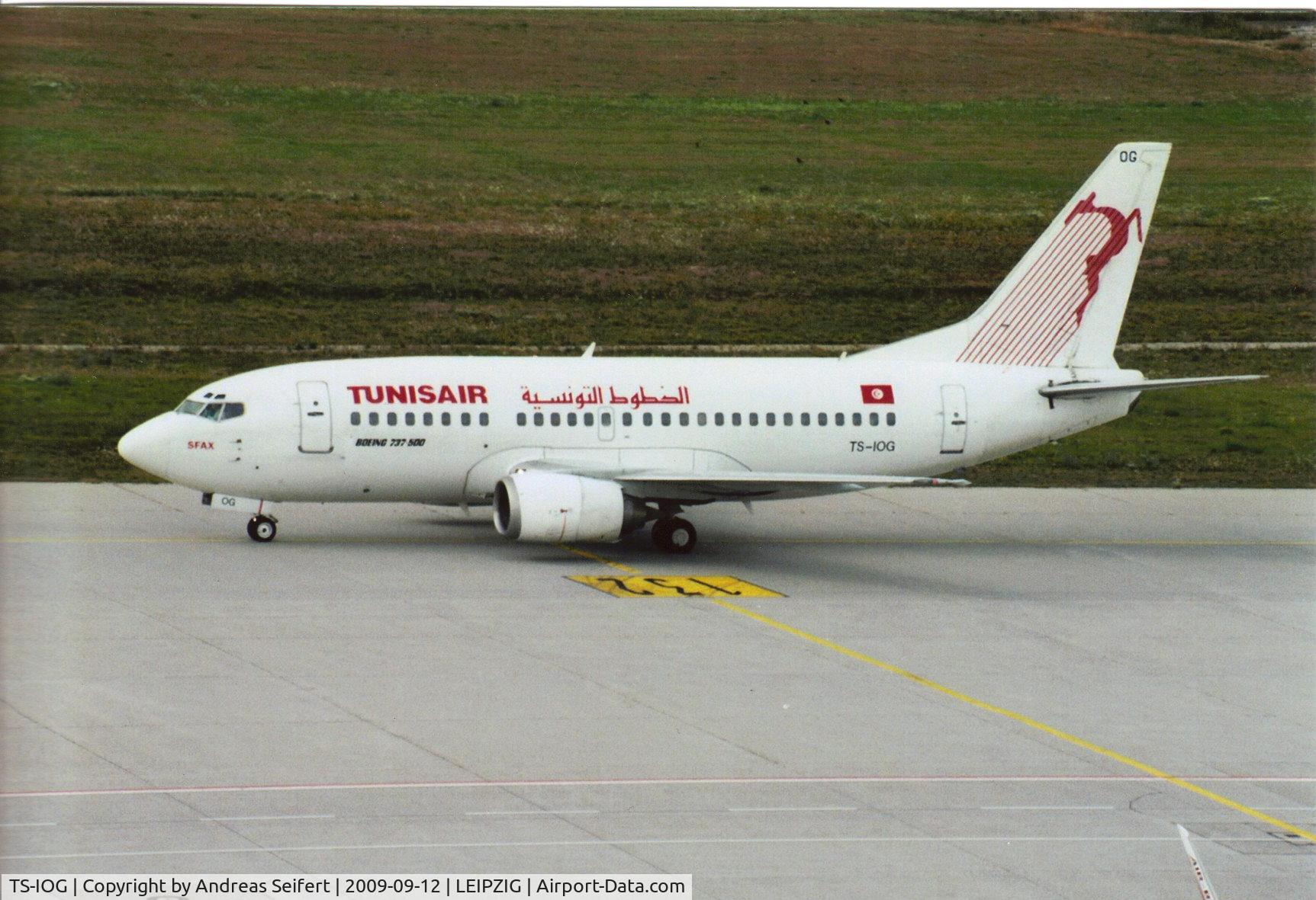 TS-IOG, 1992 Boeing 737-5H3 C/N 26639, Leipzig Flughafen 12.8.2009