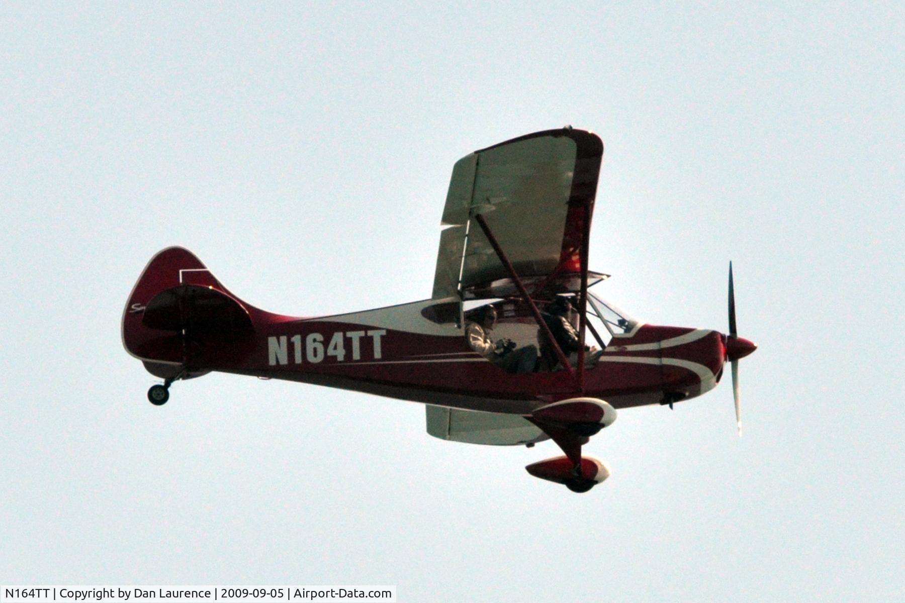 N164TT, 2007 Zlin Savage Classic C/N 0120, Flying over sail rsce 9-5-09