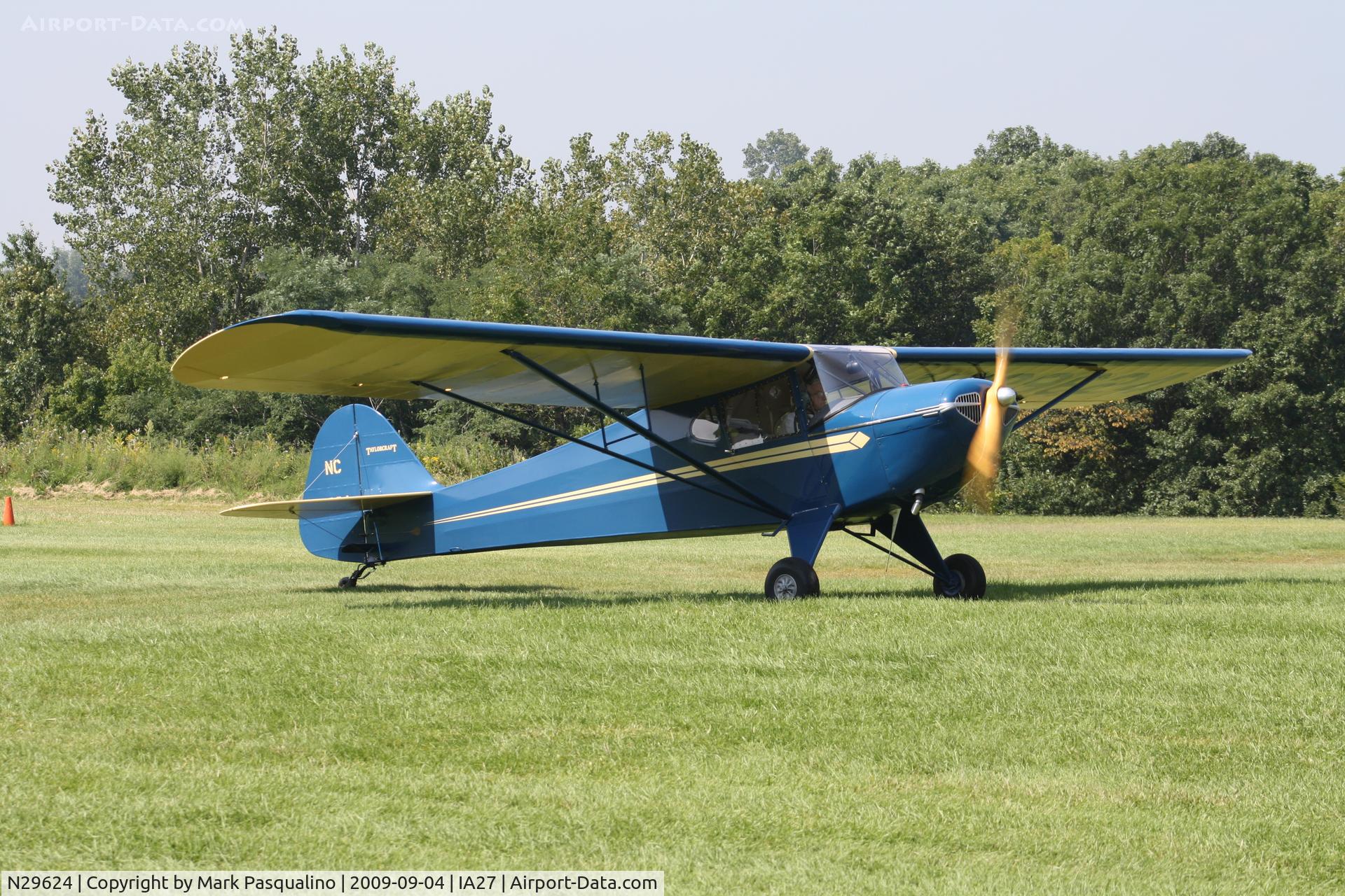 N29624, 1940 Taylorcraft BC-65 C/N 2466, Taylorcraft BC-65