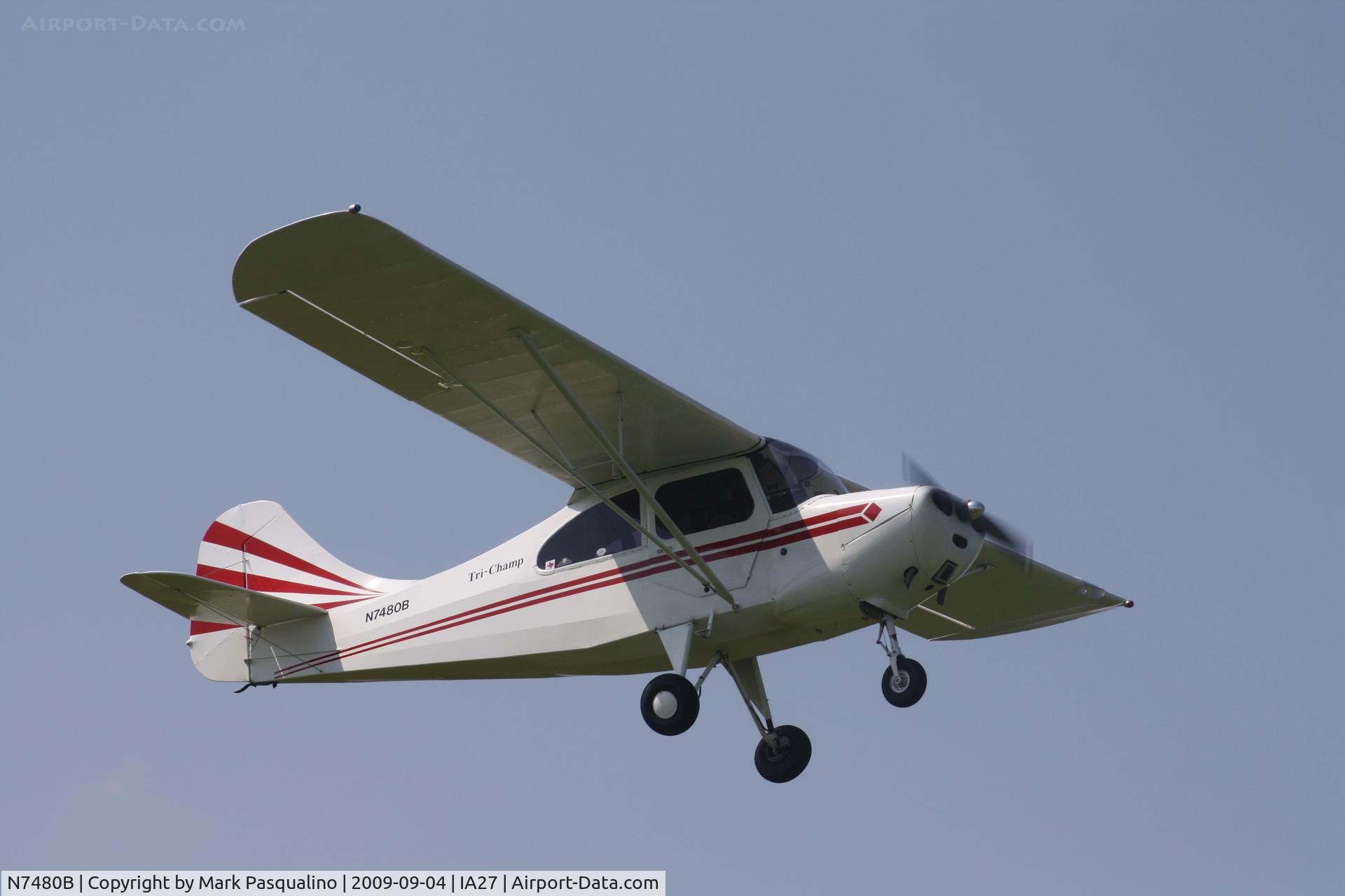 N7480B, 1957 Champion Aeronca 7FC C/N 7FC-2, Champion 7FC