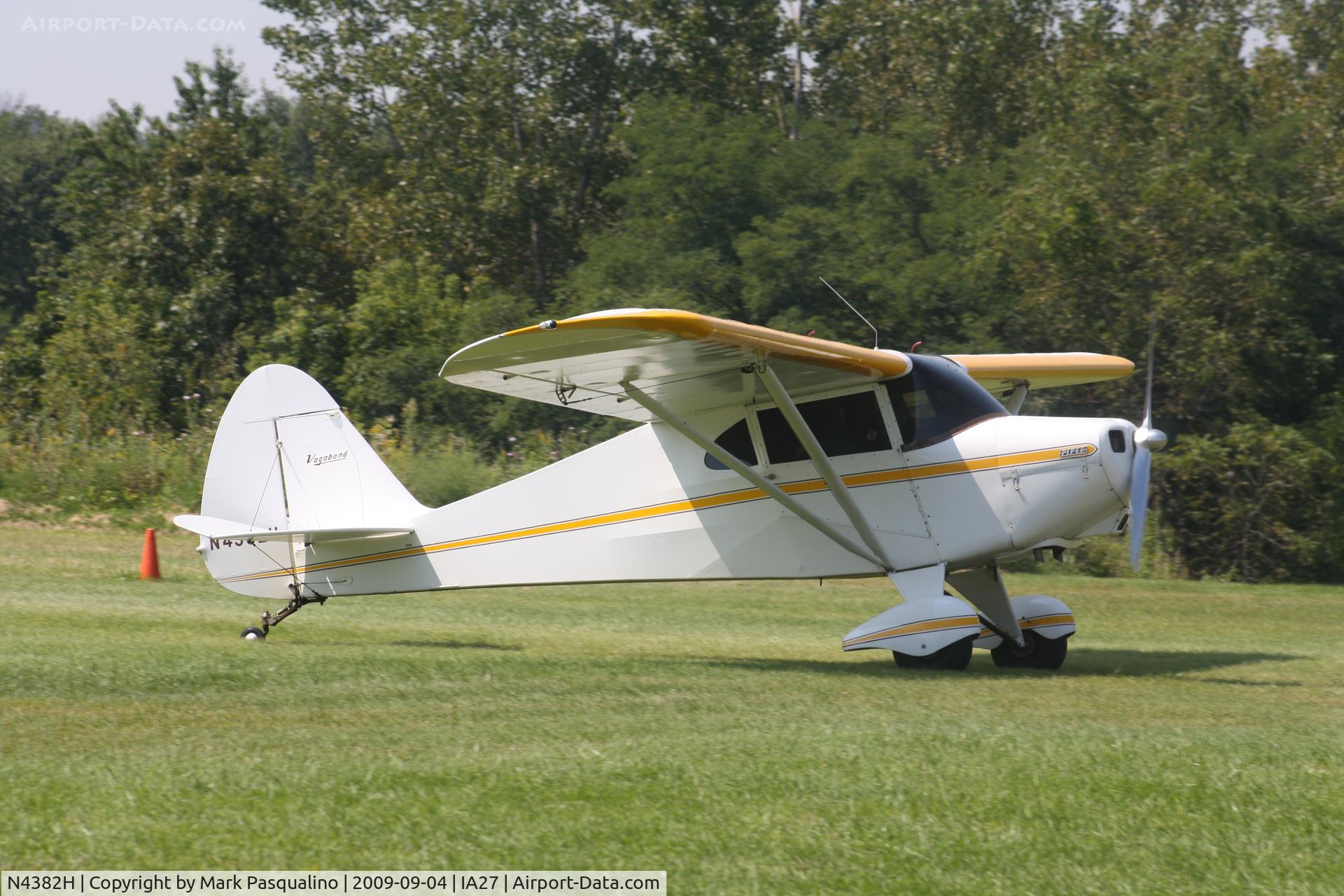 N4382H, 1948 Piper PA-15 Vagabond C/N 15-167, Piper PA-15