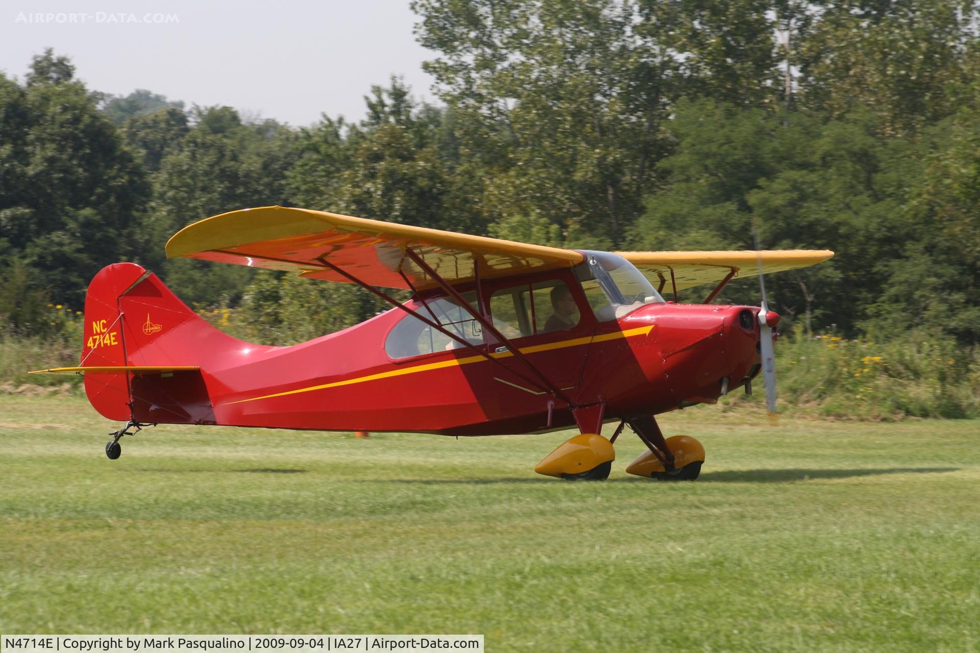 N4714E, 1950 Aeronca 7EC Traveler C/N 7EC-58, Aeronca 7EC