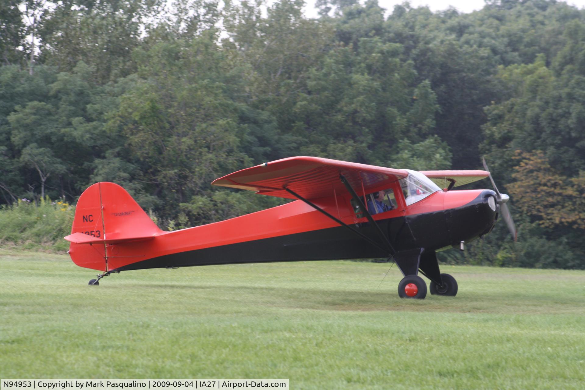 N94953, 1946 Taylorcraft BC12-D C/N 9353, Taylorcraft BC12-D