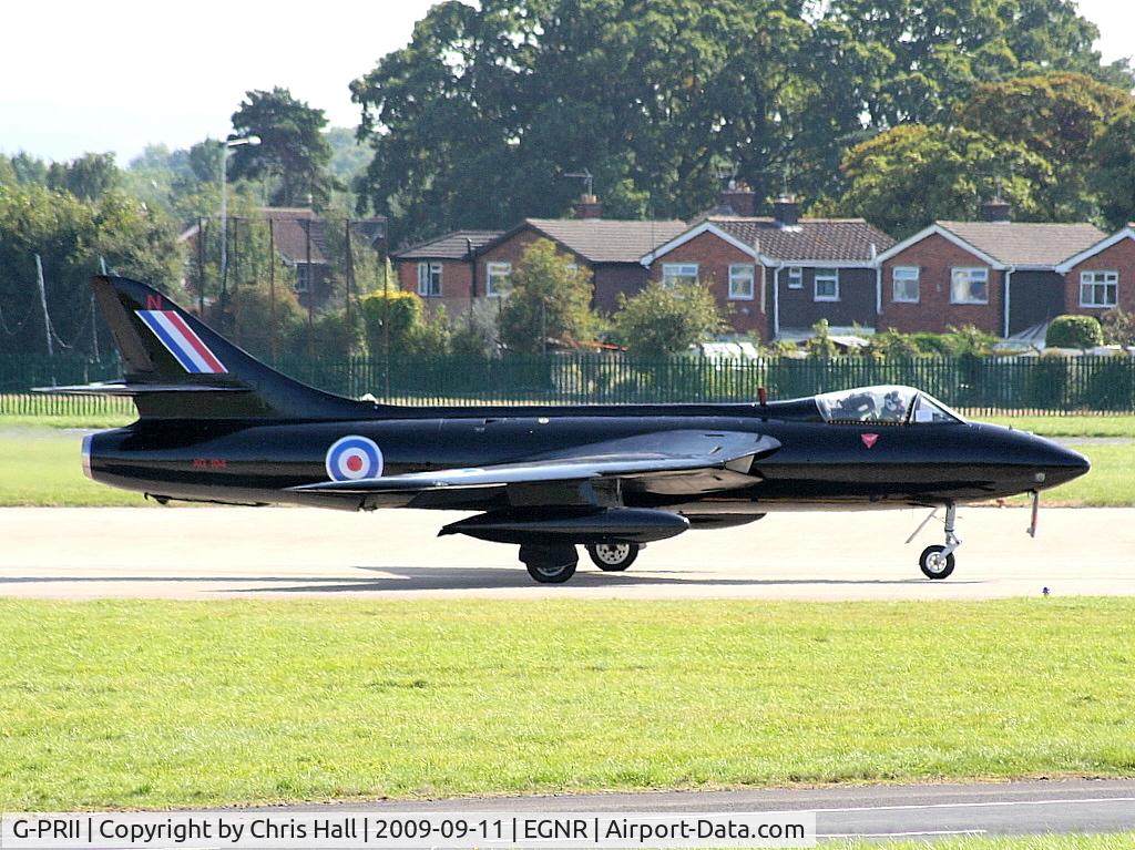 G-PRII, 1955 Hawker Hunter PR.11 C/N 41H-670690, ex Royal Air Force XG194