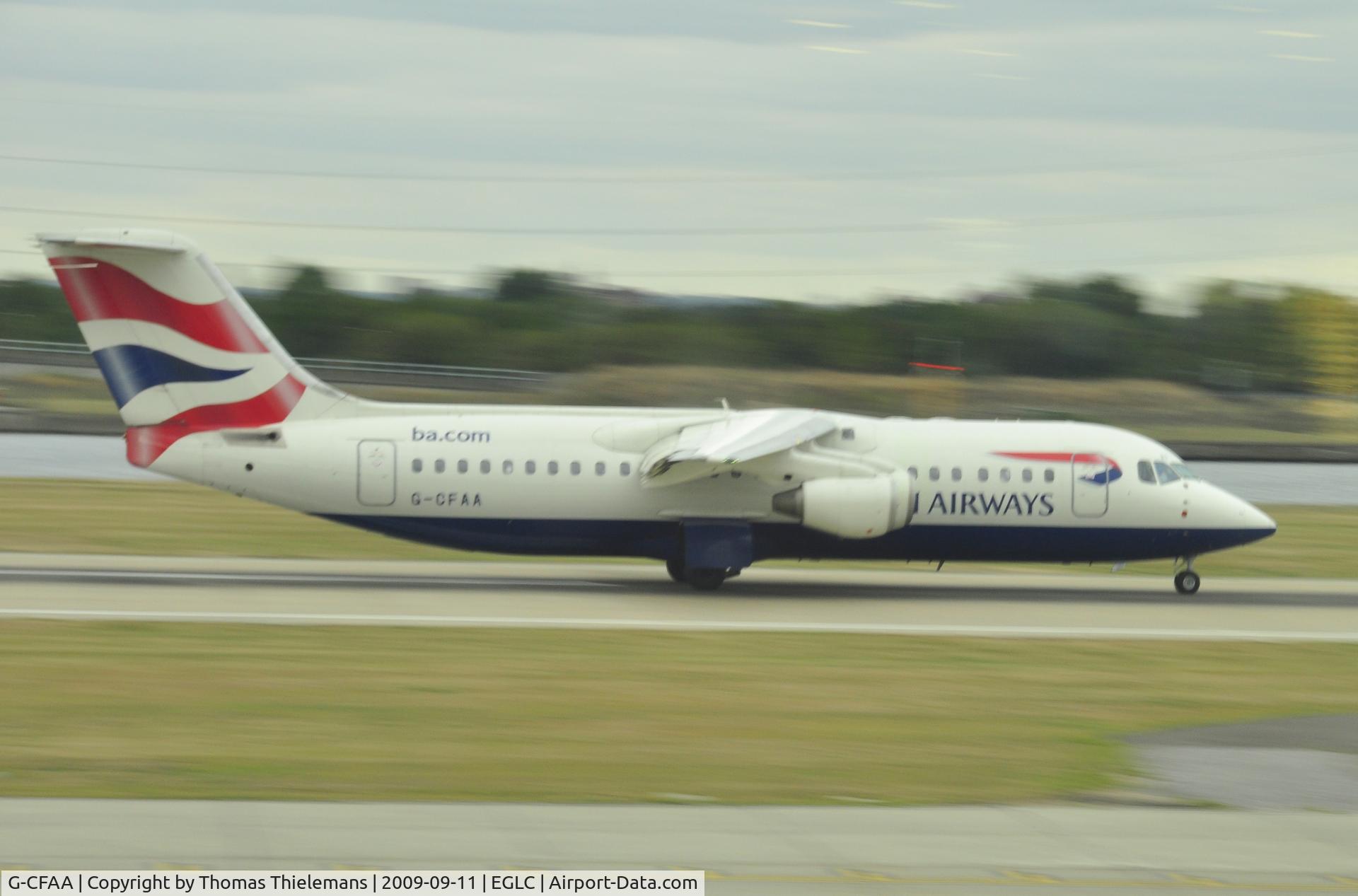 G-CFAA, 2000 British Aerospace Avro 146-RJ100 C/N E3373, /