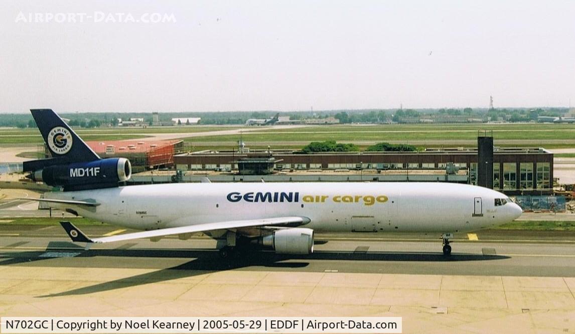 N702GC, 1991 McDonnell Douglas MD-11F C/N 48435, MD-11F c/n 48435   (Scanned Image)