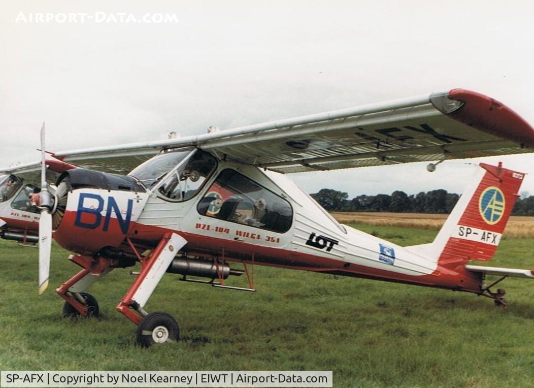 SP-AFX, PZL-Okecie PZL-104 Wilga 35A C/N 17830693, PZL-104 WILGA c/n ? (The day after this photo was taken, this aircraft stalled and crashed during an air display, killing the pilot)