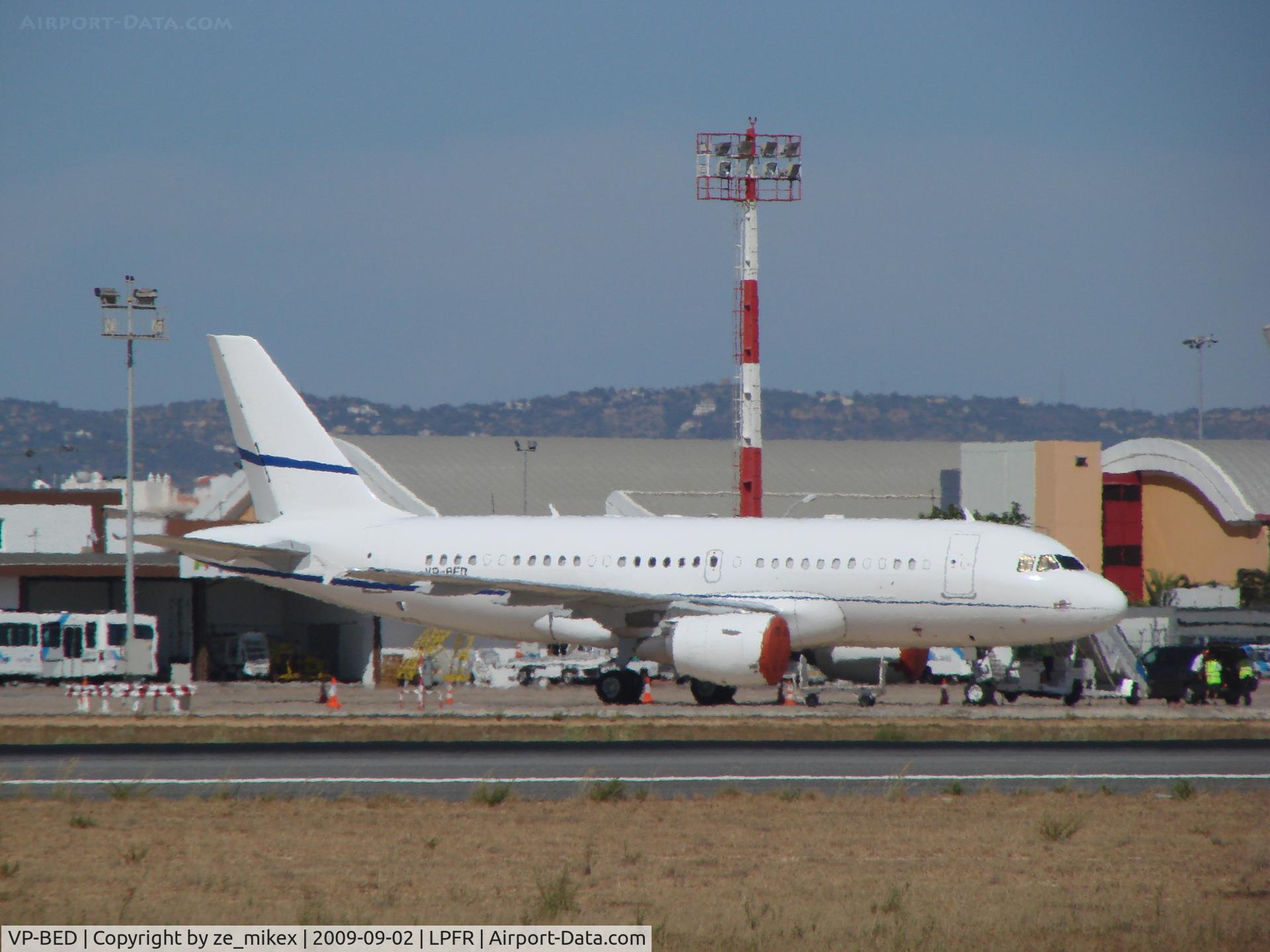 VP-BED, 2007 Airbus ACJ319 (A319-115/CJ) C/N 3073, Airbus at FARO