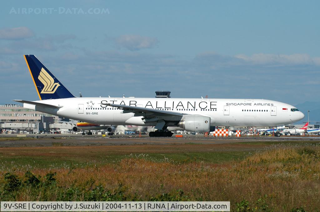 9V-SRE, 1999 Boeing 777-212/ER C/N 28523, SQ Star Alliance c/s