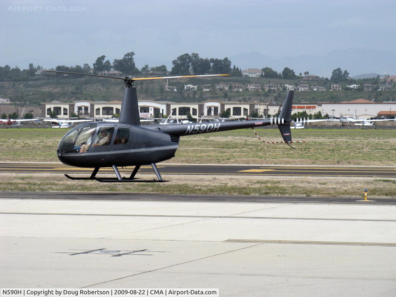 N590H, 2008 Robinson R44 Raven II C/N 12474, 2008 Robinson R44 RAVEN II, Lycoming IO-540-AE1A5 245 Hp for 5 minutes derated to 205 Hp continuous. landed