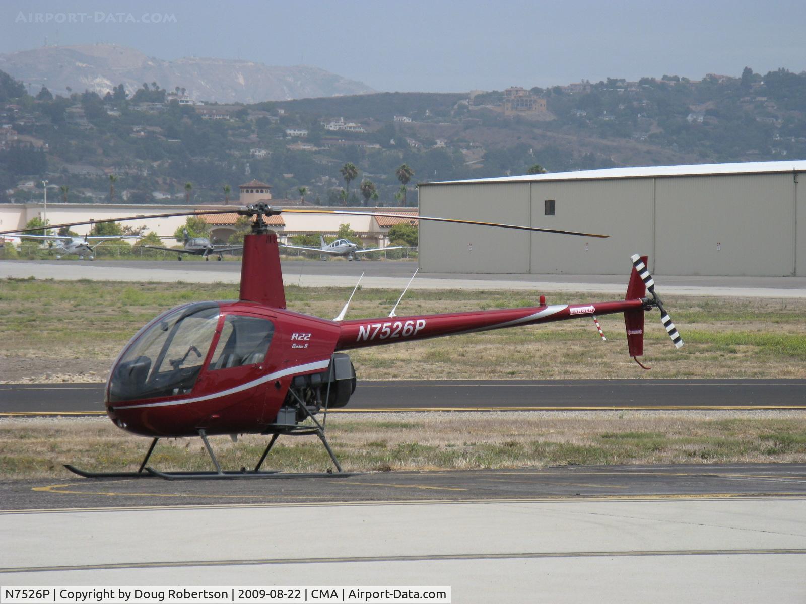 N7526P, 2003 Robinson R22 Beta C/N 3407, 2003 Robinson R22 BETA, Lycoming O-360