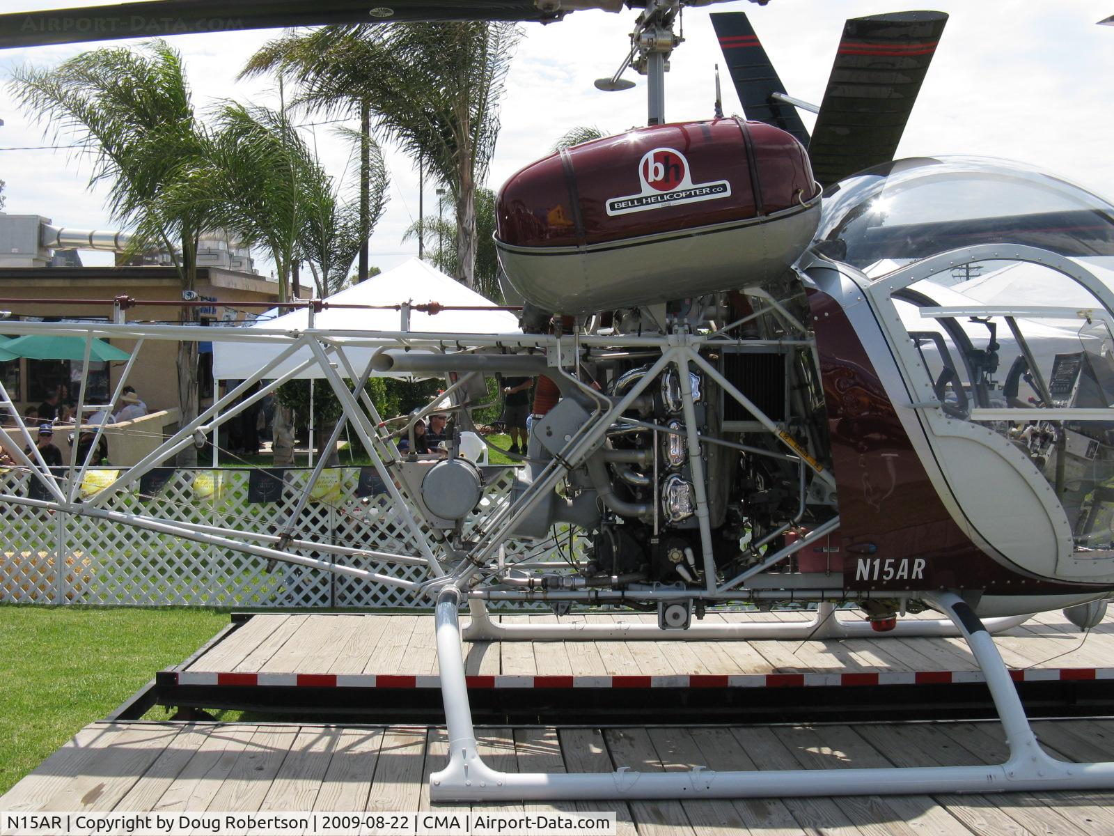 N15AR, 1963 Bell 47G-3B-1 Sioux C/N 2815, 1963 Bell 47G-3B-1 TROOPER (civil version of Army OH-13S SIOUX), Lycoming TVO-435-A1A 260 Hp