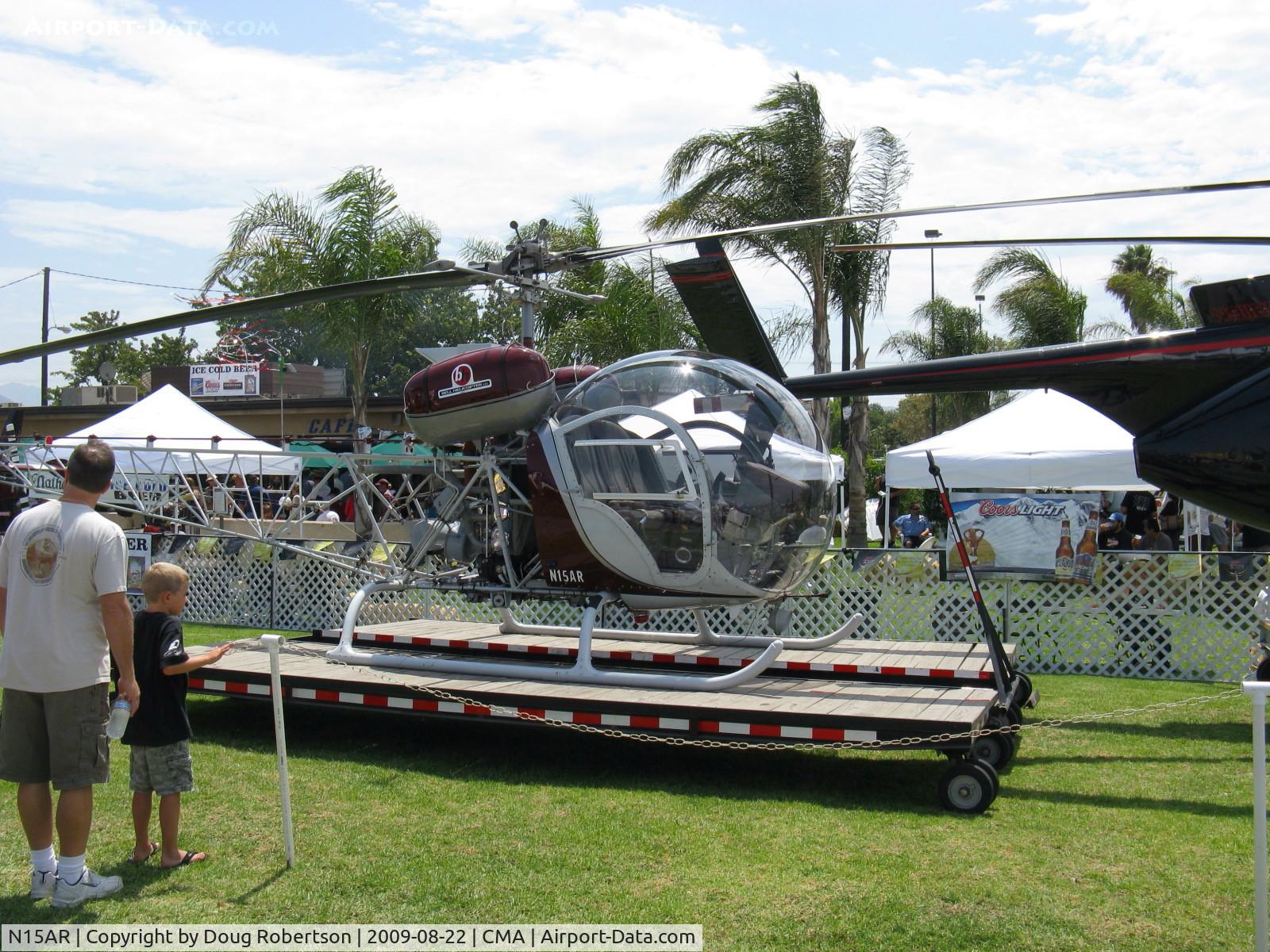 N15AR, 1963 Bell 47G-3B-1 Sioux C/N 2815, 1963 Bell 47G-3B-1 TROOPER (civil version of Army OH-13S SIOUX), Lycoming TVO-435-A1A 260 Hp