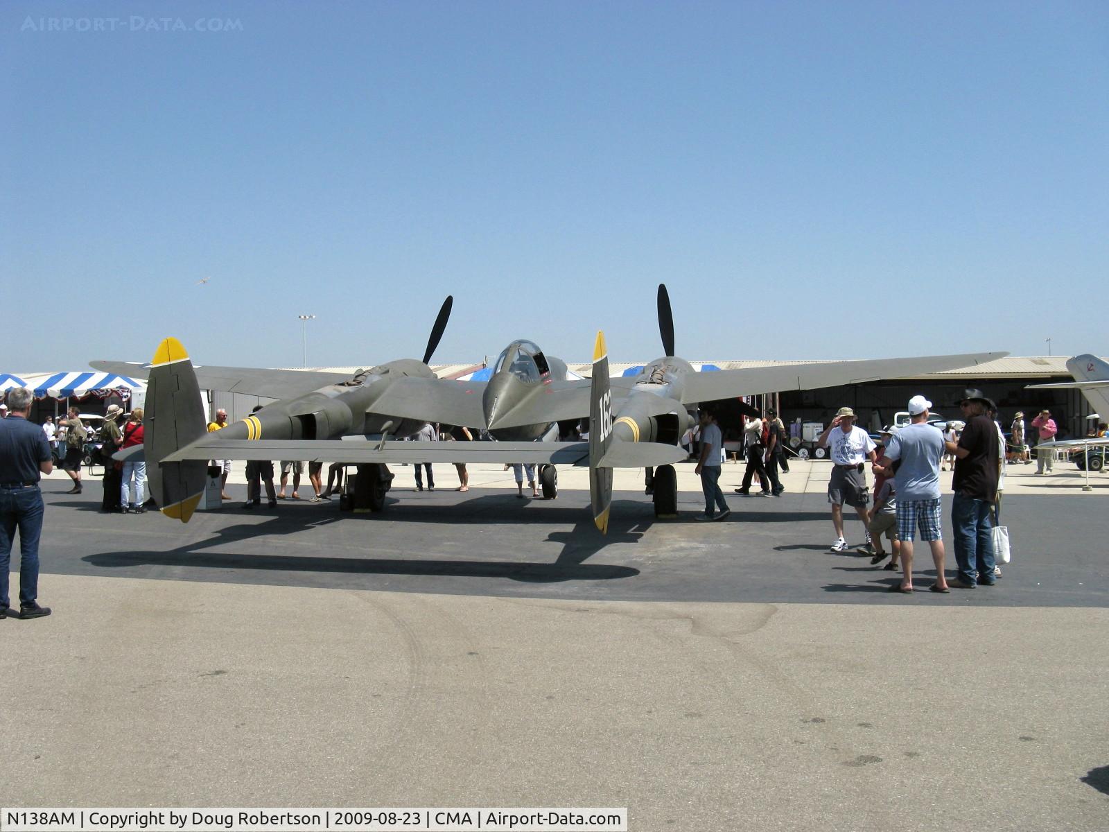 N138AM, 1943 Lockheed P-38J Lightning C/N 44-23314, 1943 Lockheed P-38J LIGHTNING '23 Skidoo', two Allison V1710-89/91 1,425 Hp each