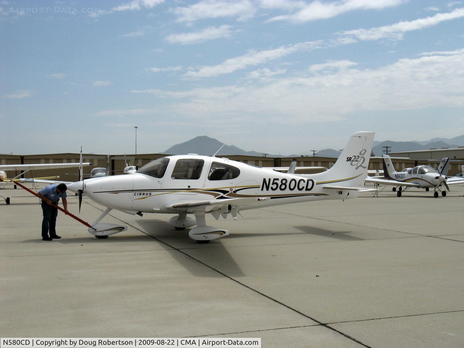 N580CD, 2004 Cirrus SR22 C/N 0956, 2004 Cirrus SR22 Gen 2, Continental IO-550-N 310 Hp, tow