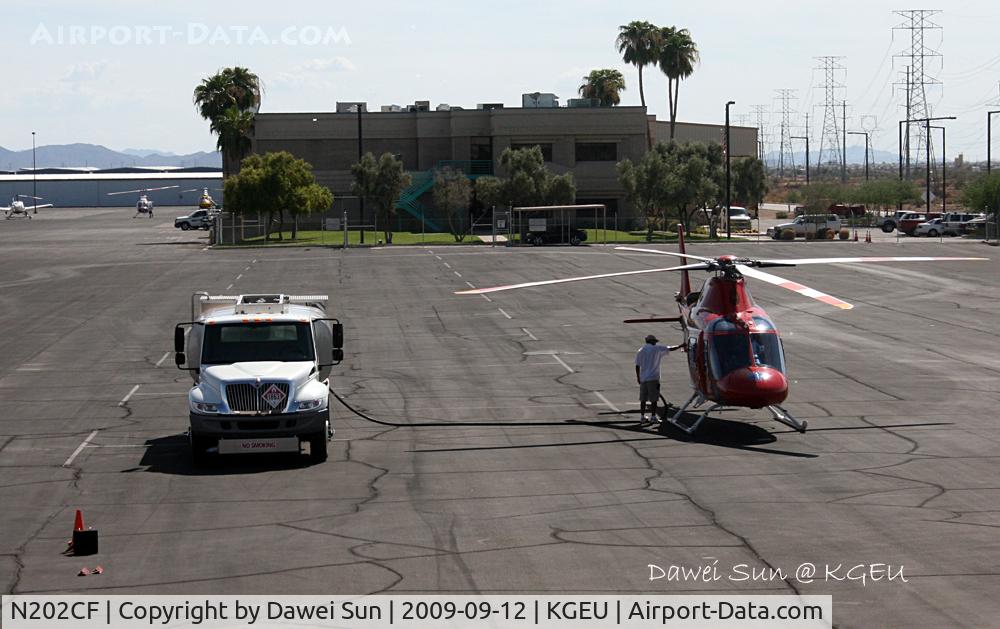 N202CF, 2005 Agusta A-119 C/N 14054, refuel for 202CF