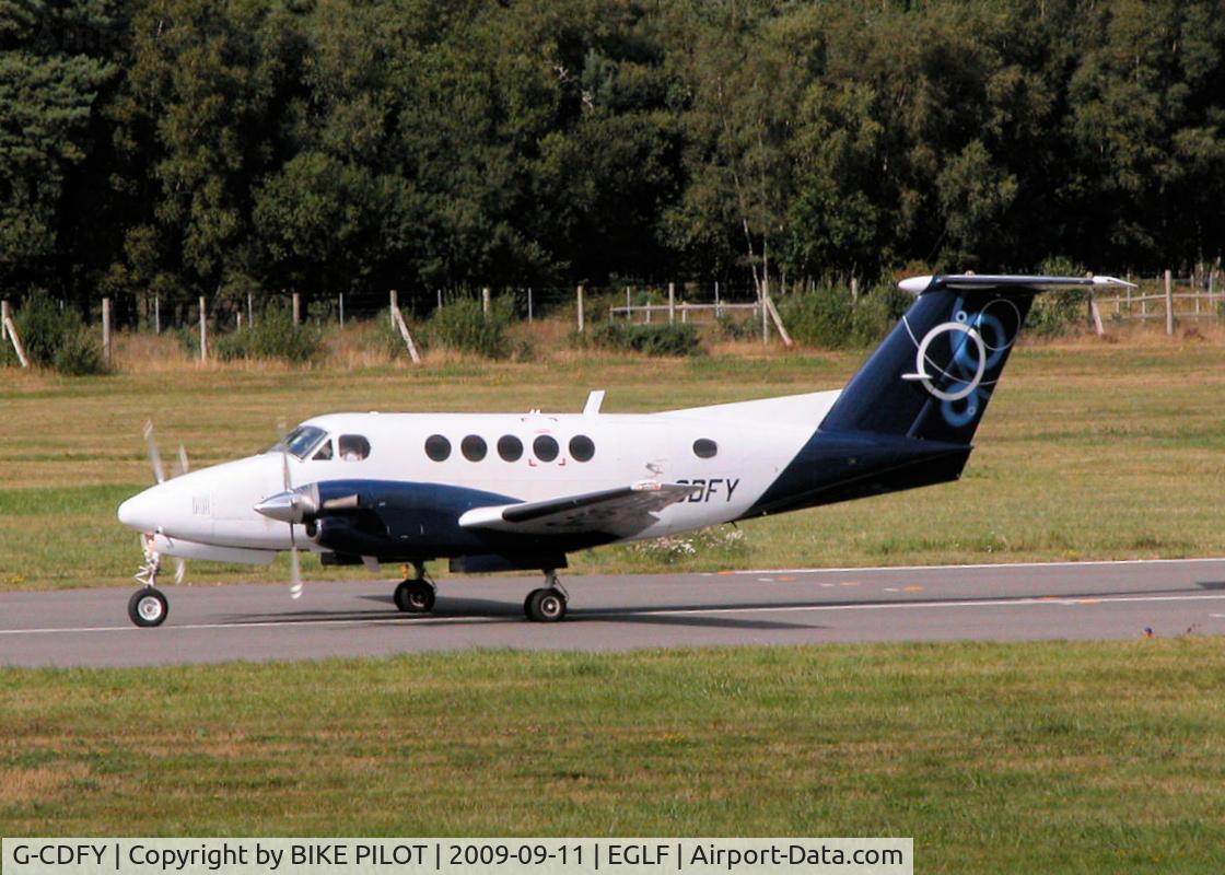 G-CDFY, 2000 Beech 200 Super King Air C/N BB-1715, BACK TRACKING 26 AFTER 20MIN TURN ROUND. BAE SYSTEMS MARINE LTD. PREV. REG. N607TA